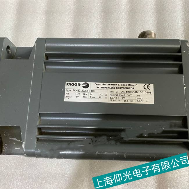 肇慶FAGOR發格伺服電機輸出脈沖不運行故障維修
